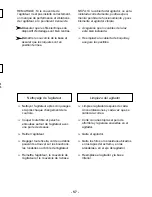 Предварительный просмотр 57 страницы Panasonic MC-UG693 Operating Instructions Manual