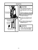 Предварительный просмотр 24 страницы Panasonic MC-UG725 Operating Instructions Manual