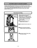 Предварительный просмотр 32 страницы Panasonic MC-UG725 Operating Instructions Manual