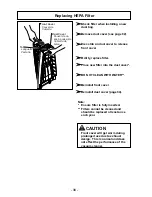 Предварительный просмотр 38 страницы Panasonic MC-UG725 Operating Instructions Manual