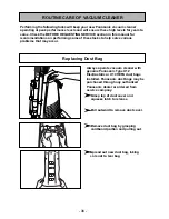 Предварительный просмотр 36 страницы Panasonic MC-UG729 Operating Instructions Manual