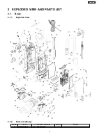 Предварительный просмотр 5 страницы Panasonic MC-UG775-00 Service Manual