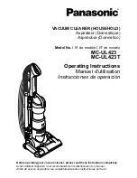 Предварительный просмотр 1 страницы Panasonic MC-UL423 Operating Instructions Manual