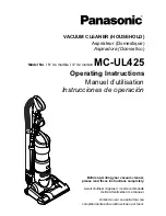 Panasonic MC-UL425 Operating Instructions Manual предпросмотр