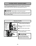 Предварительный просмотр 32 страницы Panasonic MC-UL425 Operating Instructions Manual