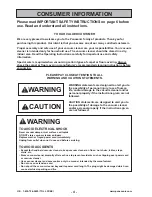 Preview for 4 page of Panasonic MC-UL429 Operating Instructions Manual