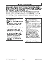 Preview for 15 page of Panasonic MC-UL429 Operating Instructions Manual