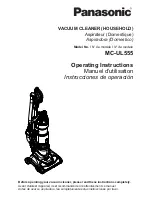 Panasonic MC-UL555 Operating Instructions Manual предпросмотр