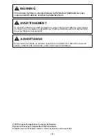 Preview for 2 page of Panasonic MC-UL555 Operating Instructions Manual