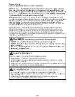 Preview for 16 page of Panasonic MC-UL555 Operating Instructions Manual