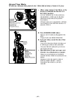 Preview for 21 page of Panasonic MC-UL555 Operating Instructions Manual