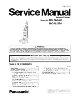 Panasonic mc-ul592 Service Manual preview