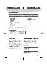 Предварительный просмотр 13 страницы Panasonic MC-UL712 Operating Instructions Manual