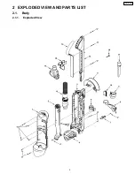 Предварительный просмотр 5 страницы Panasonic MC-UL810-00 Servise Manual