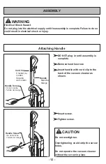 Предварительный просмотр 12 страницы Panasonic MC-UL810 Operating Instructions Manual