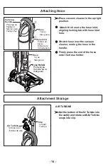 Предварительный просмотр 14 страницы Panasonic MC-UL810 Operating Instructions Manual