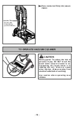 Предварительный просмотр 16 страницы Panasonic MC-UL810 Operating Instructions Manual