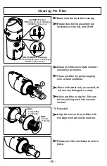 Предварительный просмотр 36 страницы Panasonic MC-UL810 Operating Instructions Manual