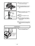 Предварительный просмотр 20 страницы Panasonic MC-UL815 Operating Instructions Manual