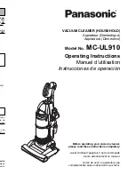 Предварительный просмотр 1 страницы Panasonic MC-UL910 Operating Instructions Manual