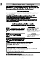 Preview for 3 page of Panasonic MC-V414 Operating Manual