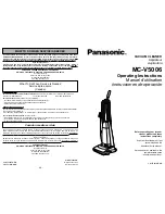 Preview for 1 page of Panasonic MC-V5006 Operating Instructions Manual