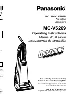 Panasonic MC-V5269 Operating Instructions Manual предпросмотр