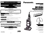 Panasonic MC-V5454 Operating Instructions Manual предпросмотр