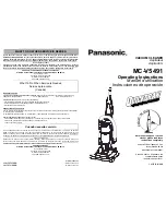 Panasonic MC-V5491 Operating Instructions Manual предпросмотр