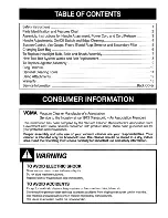 Предварительный просмотр 2 страницы Panasonic MC-V6255 Operating Instructions Manual