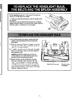 Предварительный просмотр 9 страницы Panasonic MC-V6255 Operating Instructions Manual