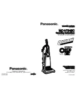 Предварительный просмотр 1 страницы Panasonic MC-V7345C Operating Instructions Manual