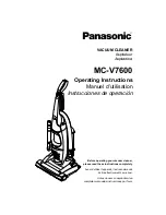 Panasonic MC-V7600 Operating Instructions Manual предпросмотр