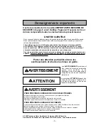 Preview for 3 page of Panasonic MC-V7600 Operating Instructions Manual