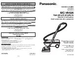 Предварительный просмотр 1 страницы Panasonic MC-V7626 Operating Instructions Manual