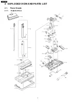 Предварительный просмотр 4 страницы Panasonic MC-V9634-00 Service Manual