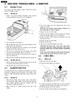 Предварительный просмотр 12 страницы Panasonic MC-V9634-00 Service Manual