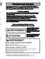 Preview for 3 page of Panasonic MC-V9658 Operating Instructions Manual