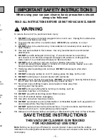 Preview for 5 page of Panasonic MC-V9658 Operating Instructions Manual