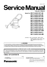 Предварительный просмотр 1 страницы Panasonic MC-YL623G147-AE Service Manual