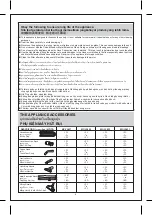 Предварительный просмотр 4 страницы Panasonic MC-YL631 Operating Instructions Manual