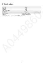 Предварительный просмотр 2 страницы Panasonic MC-YL699-S146 Service Manual