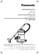 Panasonic MC-YL799 Operating Instructions Manual предпросмотр