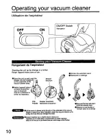 Предварительный просмотр 10 страницы Panasonic MC3900 - CANISTER VACCUM Operating Instructions Manual