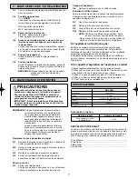 Предварительный просмотр 7 страницы Panasonic MCCG381 - CANISTER VACUUM - MULTI LANGUAGE Operating Instructions Manual