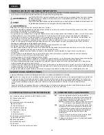 Предварительный просмотр 8 страницы Panasonic MCCG467 - CANISTER VAC - MULTI LANGUAGE Operating Instructions Manual