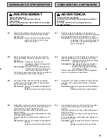 Предварительный просмотр 9 страницы Panasonic MCCG885 - CANISTER VACUUM - MULTI LANGUAGE Operating Instructions Manual