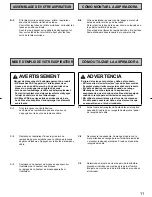 Предварительный просмотр 11 страницы Panasonic MCCG885 - CANISTER VACUUM - MULTI LANGUAGE Operating Instructions Manual