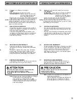 Предварительный просмотр 13 страницы Panasonic MCCG885 - CANISTER VACUUM - MULTI LANGUAGE Operating Instructions Manual