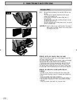 Предварительный просмотр 22 страницы Panasonic MCCG885 - CANISTER VACUUM - MULTI LANGUAGE Operating Instructions Manual